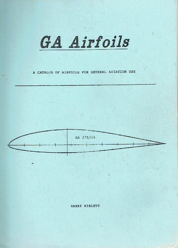 More information about "GA Airfoils"