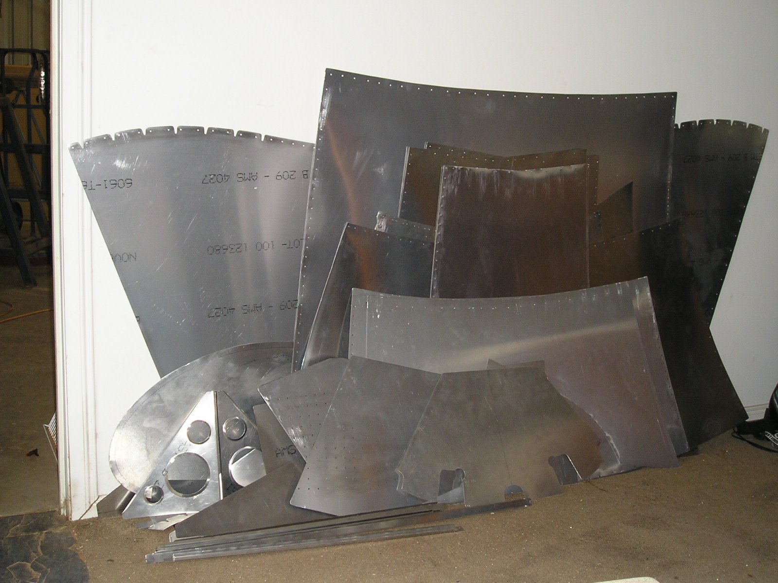 Skins precut and drilled