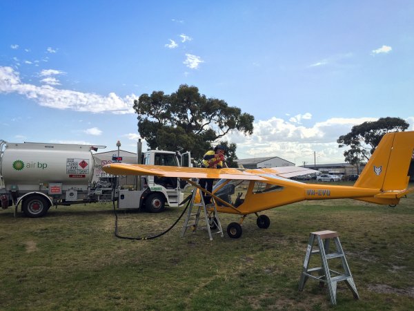 Full-service refuelling at Moorabbin