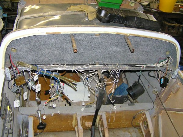 The old panel had lseveral redundant or non functional instruments and cut into our legs when we sat in the cockpit
