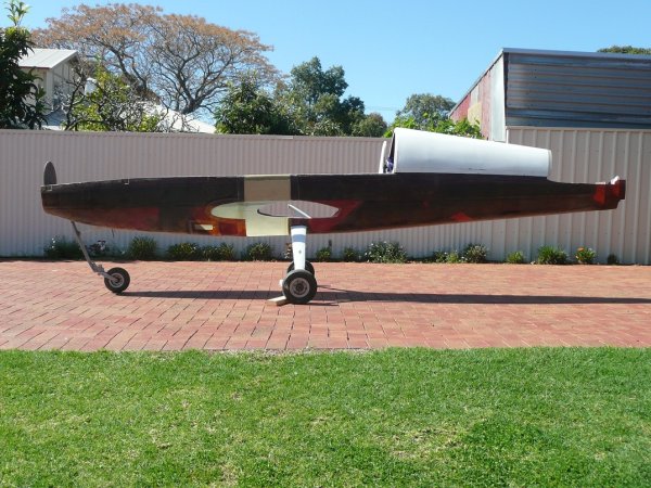 The most recent fuselage shot after we had inserted a 15" plug to lengthen the fuselage.