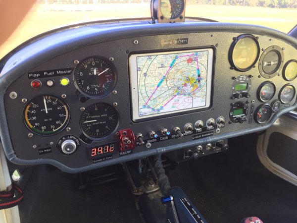 Jabiru SK55 new instrument panel