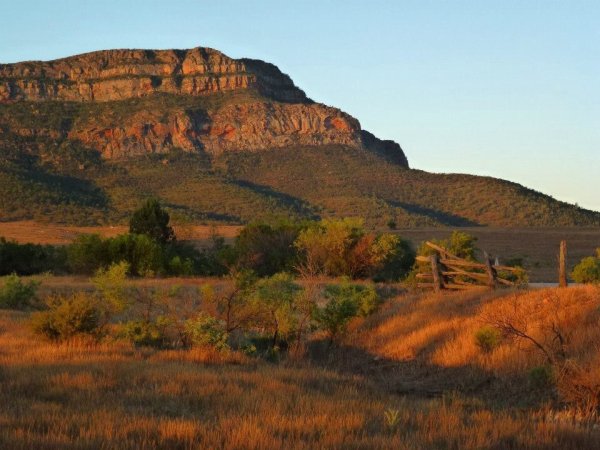 Wilpena Pound at sunset