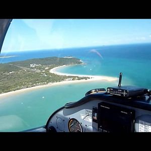 Flight into Great Keppel Island