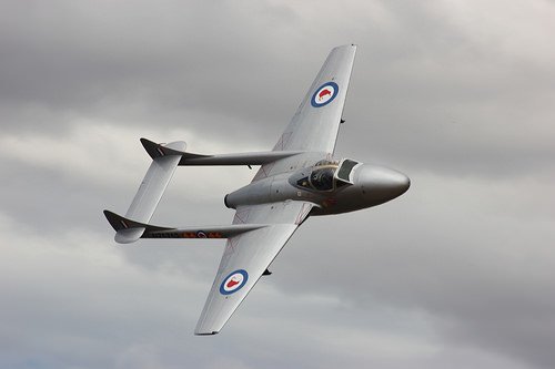 Our Patron Brett Emney with his Vampire flying through