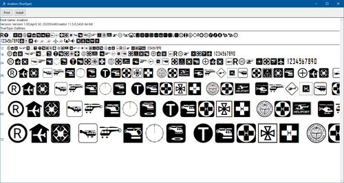 More information about "Aviation Font"