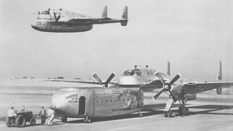 More information about "Fairchild XC-120 Packplane"