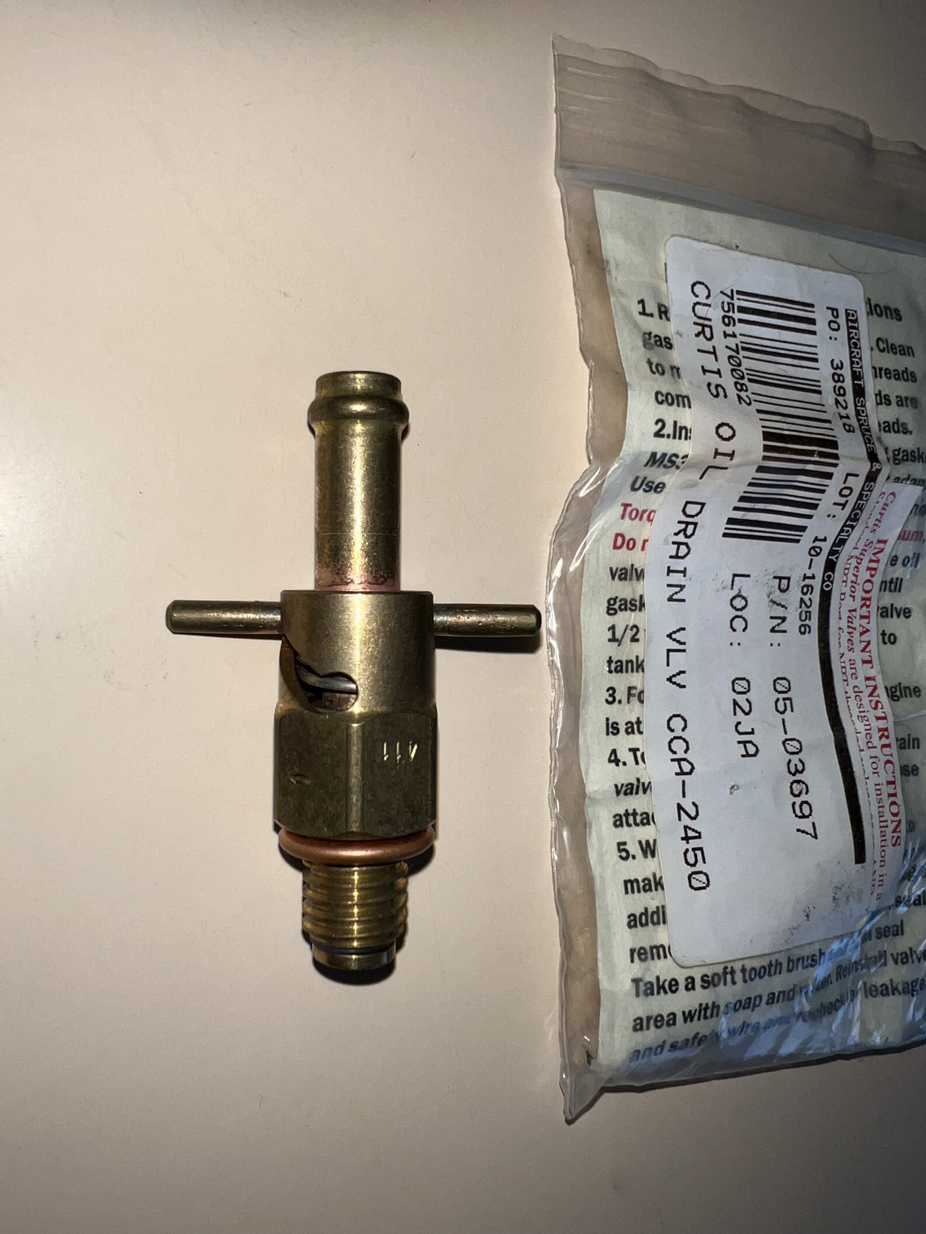 More information about "Curtis Oil Drain for Rotax oil can SOLD"